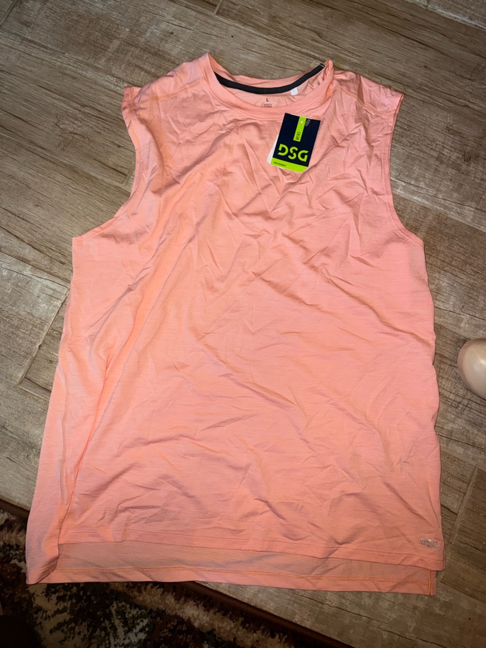 DSG Men's Coral Sleeveless Tank Top